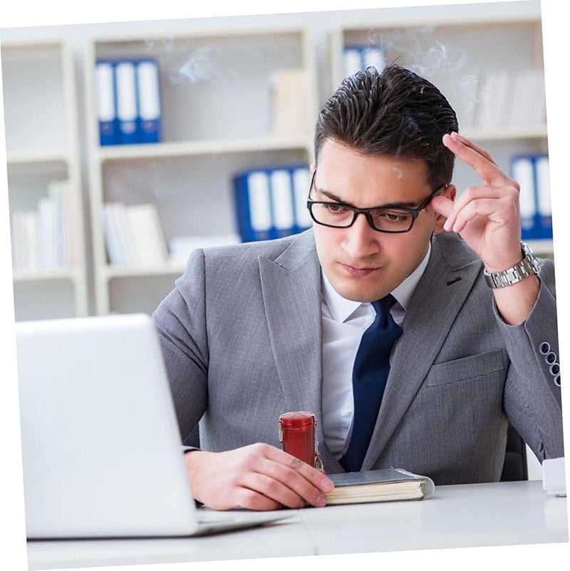 مطفأة سجائر محمولة صغيرة بسلسلة مفاتيح مع غطاء للاستخدام في الهواء الطلق والسفر والداخلية باللون الأسود - Image 4